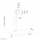 Neomounts FPMA-D890BLACK Monitor stand 10-30