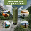 Extralink PURISOO+ BUTELKA Z SYSTEMEM FILTRUJACYM Z POMPKA 400ML FILTR UF + ACF Water filtration bottle 0.4 L Green, Olive