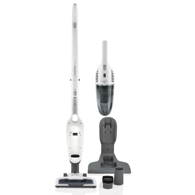 Gorenje SVC180FW 2-in-1 stick vacuum Battery Dry HEPA Bagless 0.6 L White