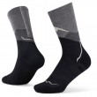 BUFF Merino Lightweight Crew Sock LWC1, Grey, Black L