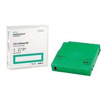 HPE LTO4 Ultrium 1.6TB Read/Write Data Cartridge Blank data tape 800 GB LTO 0.496