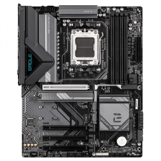 GIGABYTE B650E EAGLE WIFI6E Motherboard - AMD Ryzen 9000 Series CPUs, 8+2+2 Phases VRM, up to 8200MHz DDR5 (OC), 1xPCIe 5.0 + 2xPCIe 4.0 M.2, 2.5GbE LAN, WIFI 6E, USB 3.2 Gen 2 GIGABYTE B650E EAGLE WIFI6E Motherboard - AMD Ryzen 9000 Series CPUs, 8+2+2 Phases VRM, up to 8200MHz DDR5 (OC), 1xPCIe 5.0 + 2xPCIe 4.0 M.2, 2.5GbE LAN, WIFI 6E, USB 3.2 Gen 2