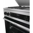 Gorenje GKS6C71XF Freestanding cooker with oven Silver