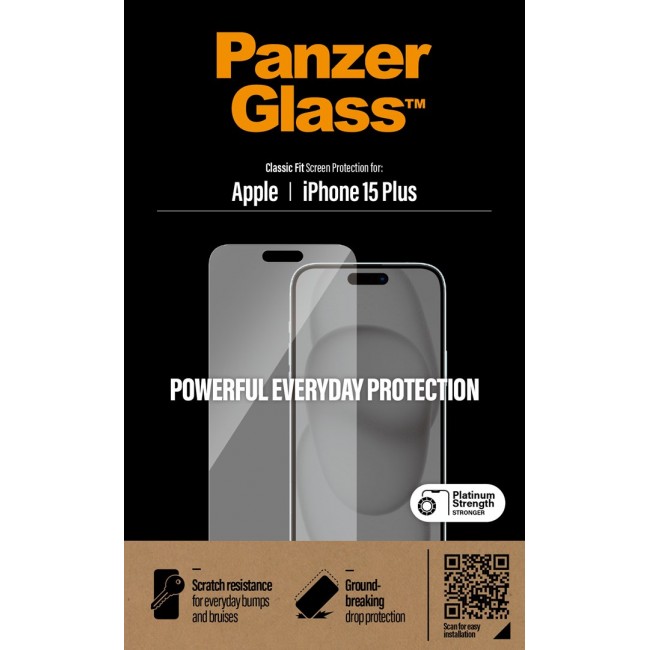 PanzerGlass Screen Protector iPhone 15 Plus | Classic Fit PanzerGlass Screen Protector iPhone 15 Plus | Classic Fit