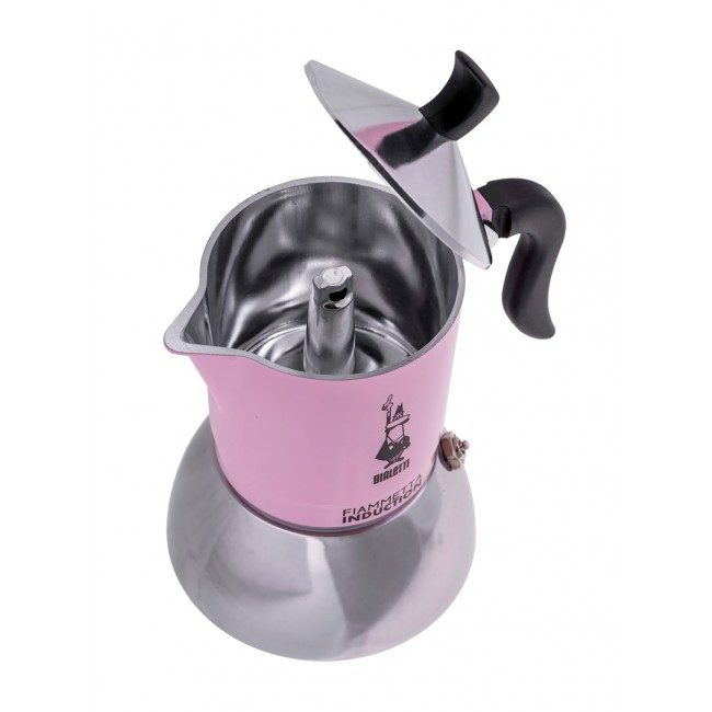 Bialetti 6586 Moka pot 0.15 L Black, Pink, Silver Bialetti 6586 Moka pot 0.15 L Black, Pink, Silver