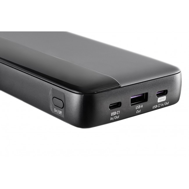 Intenso Power Bank HE 25000 mAh Grey-Black USB C/C