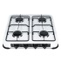 Promis KG400B hob Black Countertop Gas 4 zone(s)