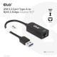 CLUB3D USB 3.2 Gen1 Type A to RJ45 2.5Gbps Adapter