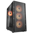 COUGAR Midi Tower Case Airface Pure PRO, ARGB, Black