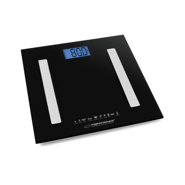 Esperanza EBS016K personal scale Electronic personal scale Square Black Esperanza EBS016K personal scale Electronic personal scale Square Black