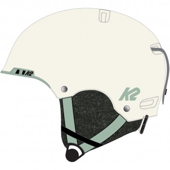 Kask damski K2 MERIDIAN white pearl 51-55