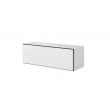 Cama full storage cabinet ROCO RO1 112/37/39 white/black/white Cama full storage cabinet ROCO RO1 112/37/39 white/black/white