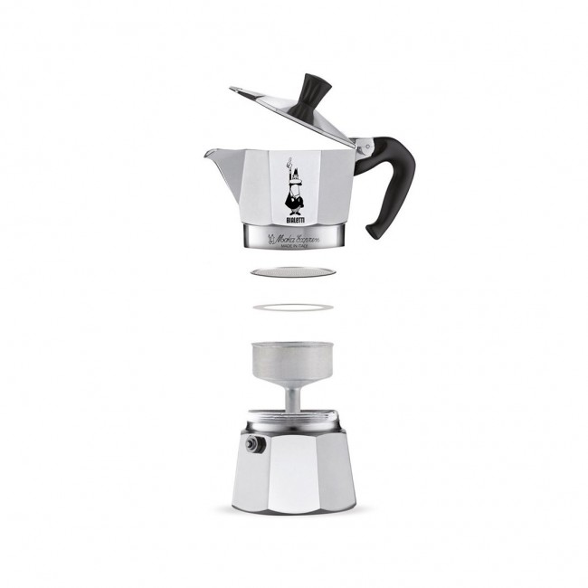 Bialetti Moka Express Moka pot 0.2 L Aluminium, Black Bialetti Moka Express Moka pot 0.2 L Aluminium, Black