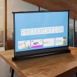 Maclean MC-961 Portable Projection Screen Compact 45