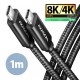 Axagon BUCM4X-CM10AB USB cable USB 3.2 Gen 2x2 1 m USB C Black