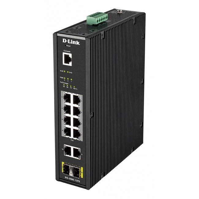 D-Link Industrial Gigabit Smart Managed PoE Switch D-Link Industrial Gigabit Smart Managed PoE Switch