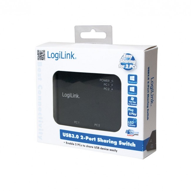 LogiLink UA0216 interface hub USB 3.2 Gen 1 (3.1 Gen 1) Type-B 5000 Mbit/s Black LogiLink UA0216 interface hub USB 3.2 Gen 1 (3.1 Gen 1) Type-B 5000 Mbit/s Black
