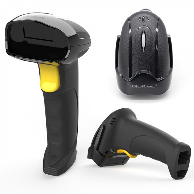 Qoltec 50856 Wireless barcode scanner 1D 2D | 2.4GHz Qoltec 50856 Wireless barcode scanner 1D 2D | 2.4GHz