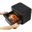 ProfiCook PC-FR 1313 H Double 10 L Stand-alone 2400 W Hot air fryer Black, Stainless steel