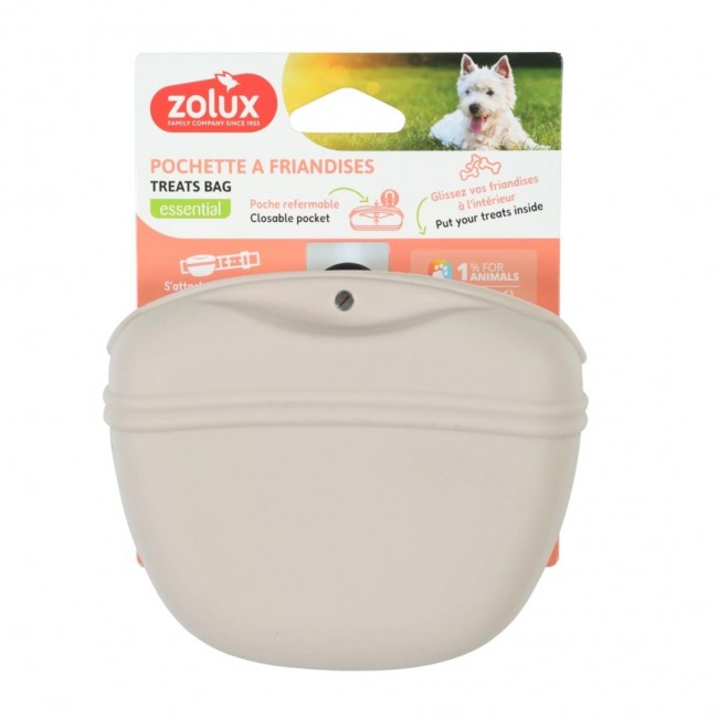 ZOLUX treat pouch for dog - beige ZOLUX treat pouch for dog - beige