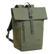 Rivacase Eden backpack Travel backpack Olive PU leather, Polyester, Recycled polyethylene terephthalate (rPET)