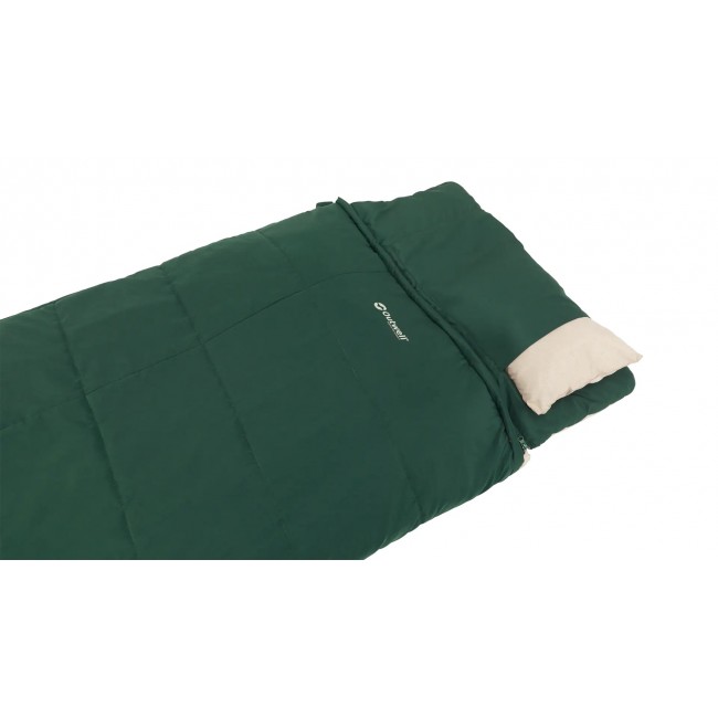 Outwell Contour Prime Adult Rectangular sleeping bag Polyester Green