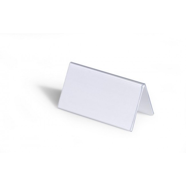 Durable 805119 non-metallic nameplate Transparent PVC