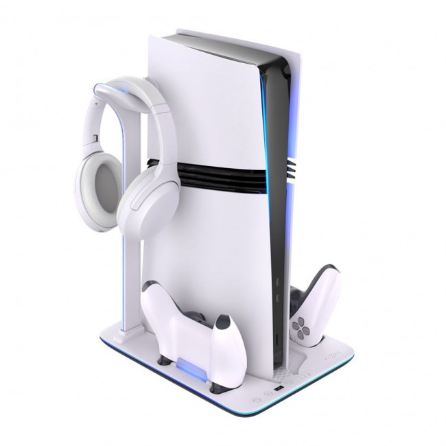 FIXED Docking Station for PlayStation 5 (Pro/Slim), black and white FIXED Docking Station for PlayStation 5 (Pro/Slim), black and white