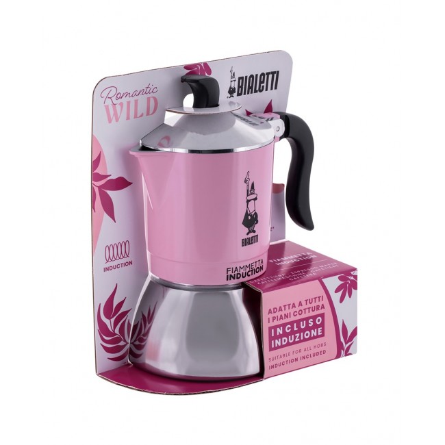 Bialetti 6586 Moka pot 0.15 L Black, Pink, Silver Bialetti 6586 Moka pot 0.15 L Black, Pink, Silver