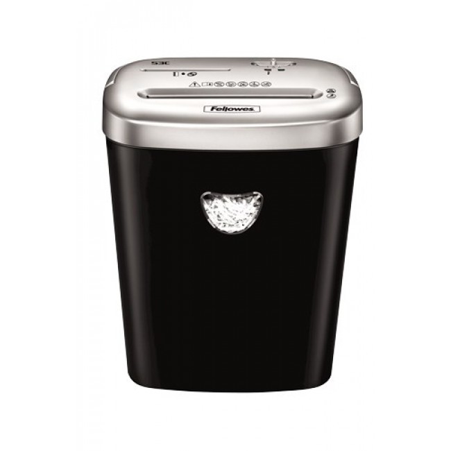 Fellowes 53C paper shredder Cross shredding 22 cm Black Fellowes 53C paper shredder Cross shredding 22 cm Black