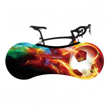 Flexyjoy Flexible universal bicycle cover with storage case, Football, FJB720