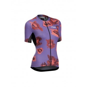 Cycling Jersey NORTHWAVE Force Evo Woman Jersey purple