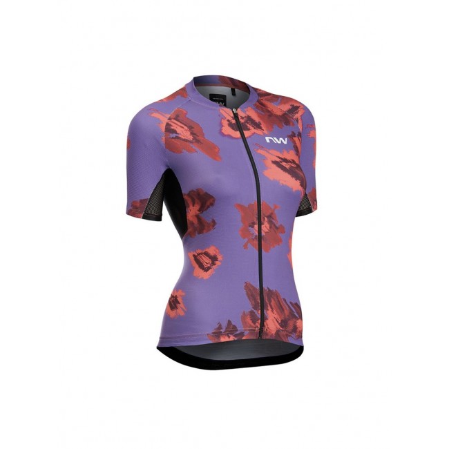 Cycling Jersey NORTHWAVE Force Evo Woman Jersey purple Cycling Jersey NORTHWAVE Force Evo Woman Jersey purple