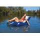 Intex Floating Recliner Lounge Black, Blue, White Monochromatic Vinyl Floating lounge chair Intex Floating Recliner Lounge Black, Blue, White Monochromatic Vinyl Floating lounge chair