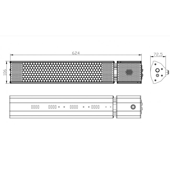 Activejet steel patio heater APH-IW2000 Activejet steel patio heater APH-IW2000