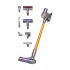 Dyson V8 Absolute 2-in-1 stick vacuum Battery Dry Bagless Silver, Yellow Dyson V8 Absolute 2-in-1 stick vacuum Battery Dry Bagless Silver, Yellow