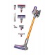 Dyson V8 Absolute 2-in-1 stick vacuum Battery Dry Bagless Silver, Yellow Dyson V8 Absolute 2-in-1 stick vacuum Battery Dry Bagless Silver, Yellow