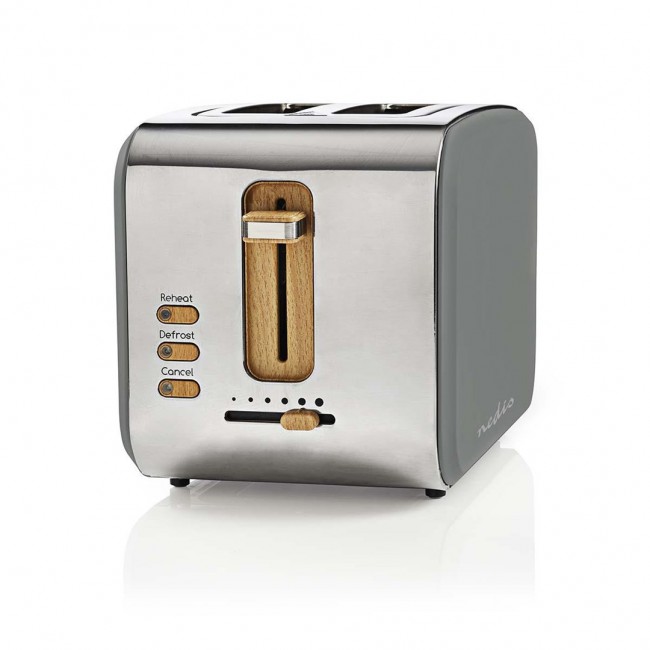 Nedis KABT510EGY toaster 6 2 slice(s) 900 W Grey