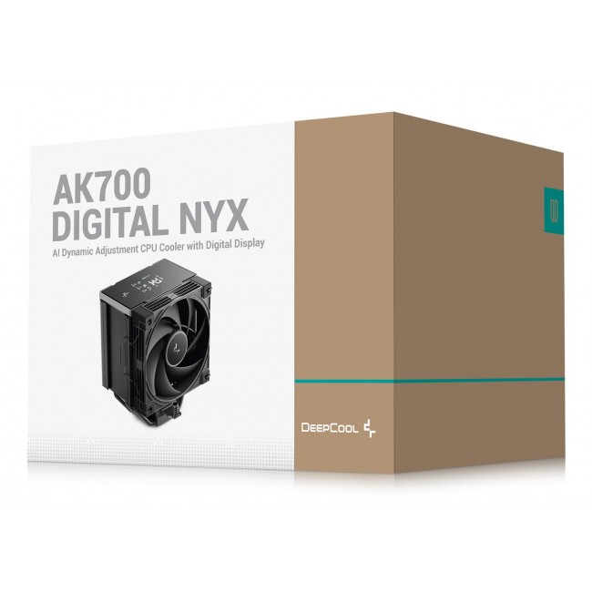 DeepCool AK700 Digital NYX Processor Air cooler 12 cm Black 1 pc(s)