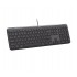 Logitech Signature Slim Wired K620 For Business keyboard Universal USB QWERTZ German Graphite
