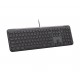 Logitech Signature Slim Wired K620 For Business keyboard Universal USB QWERTZ German Graphite