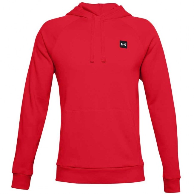 Under Armour Men's Rival Fleece Hoodie Red 1357092 600 Under Armour Men's Rival Fleece Hoodie Red 1357092 600