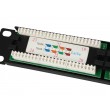 Equip 24-Port Cat.5e Unshielded Patch Panel, Black Equip 24-Port Cat.5e Unshielded Patch Panel, Black
