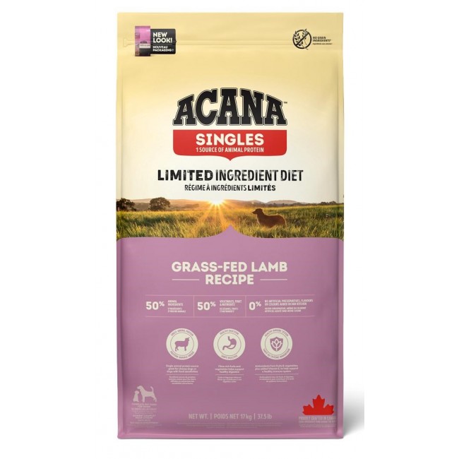 ACANA Singles Grass-Fed Lamb - dry dog food - 17 kg