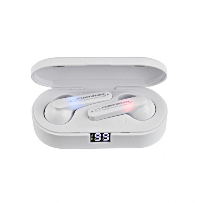 Esperanza EH230W Bluetooth In-Ear Headphone TWS White Esperanza EH230W Bluetooth In-Ear Headphone TWS White