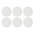 Set of 6 Essenziale Gourmet Deep Plates - White, 21.5 cm