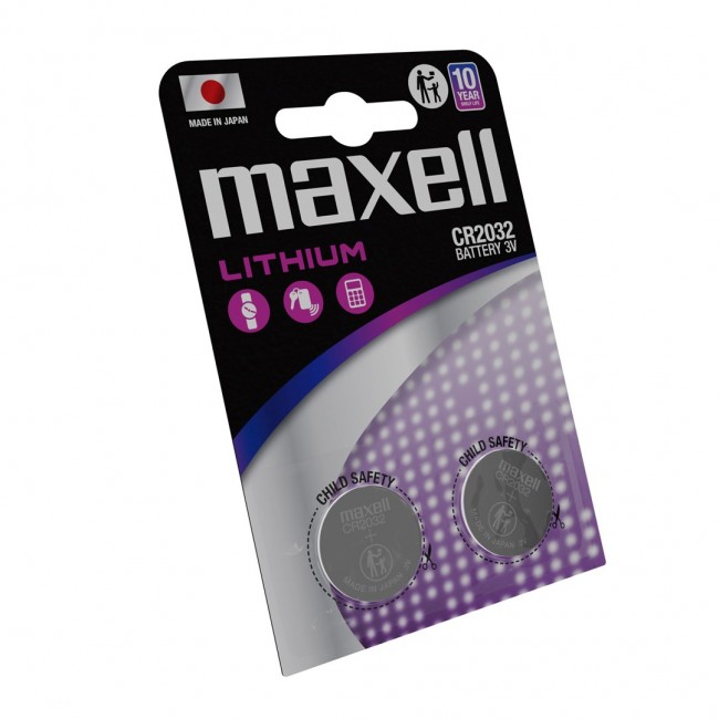 MAXELL CR2032 Battery specialized 2 pcs. MAXELL CR2032 Battery specialized 2 pcs.