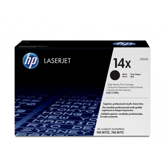HP 14X High Yield Black Original LaserJet Toner Cartridge HP 14X High Yield Black Original LaserJet Toner Cartridge
