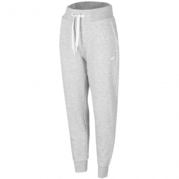 Women's trousers 4F cool light grey melange H4Z22 SPDD351 27M 2XL