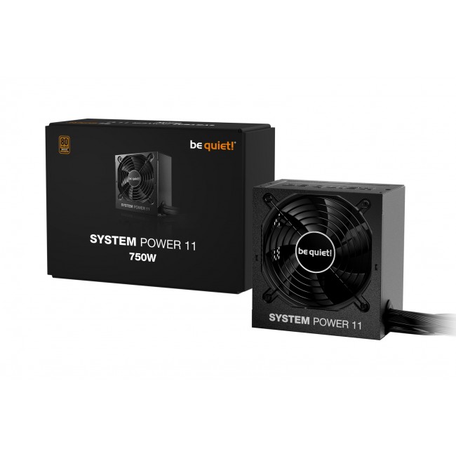 be quiet! System Power 11 750W power supply unit 20+4 pin ATX ATX Black be quiet! System Power 11 750W power supply unit 20+4 pin ATX ATX Black